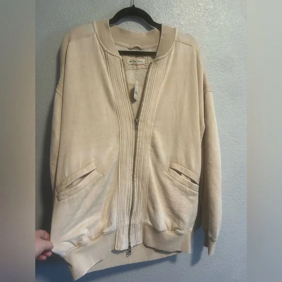 NEW Free People Robby Bomber in the color nomadic desert